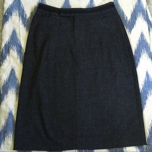 Anthropologie Charcoal Colored Pencil Skirt Size 6